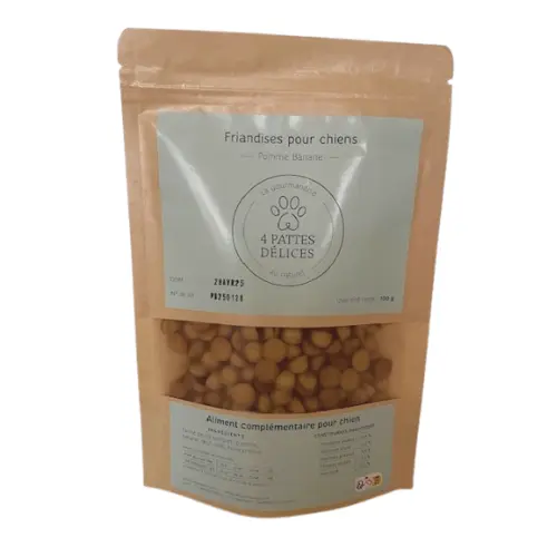 Friandises artisanales pour chiens pomme banane