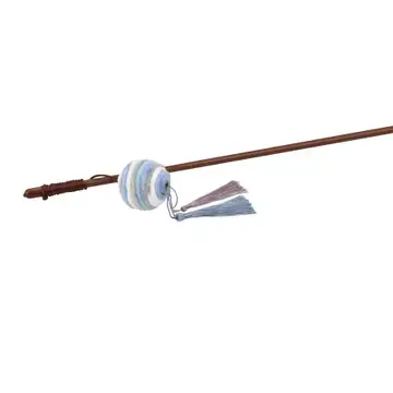 Canne à chat avec boule de laine douce