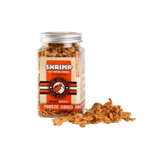 Friandises lyophilisées 100 % crevettes